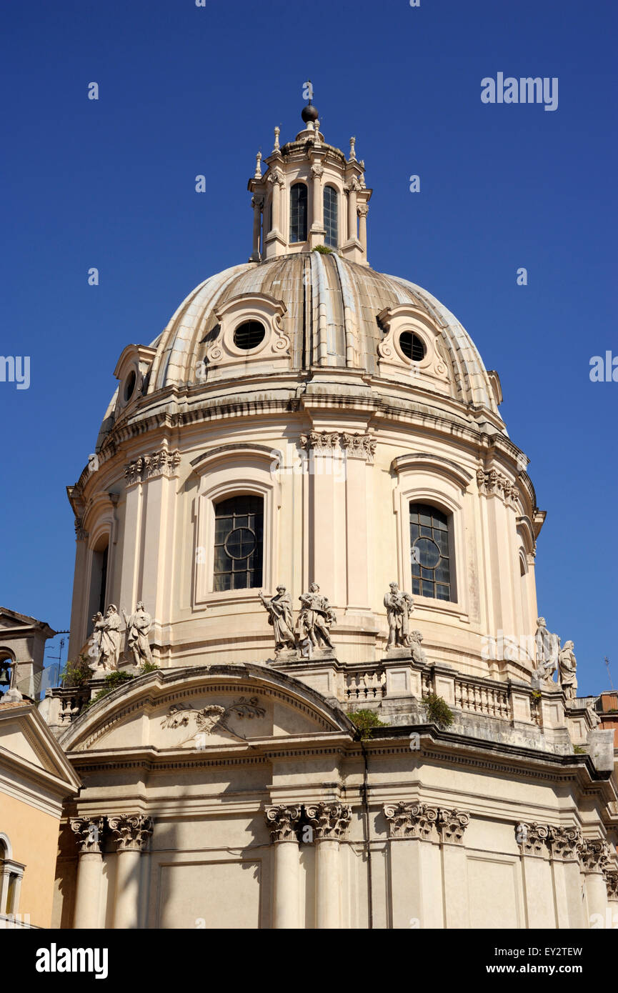 Italia, Roma, chiesa del Santissimo nome di Maria Foto Stock