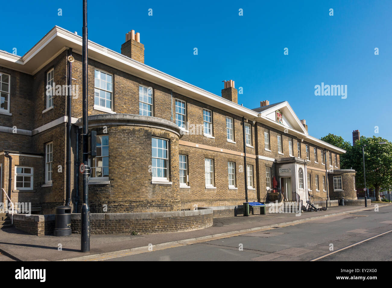 Admiral's Office la Historic Dockyard Chatham Medway Kent Foto Stock