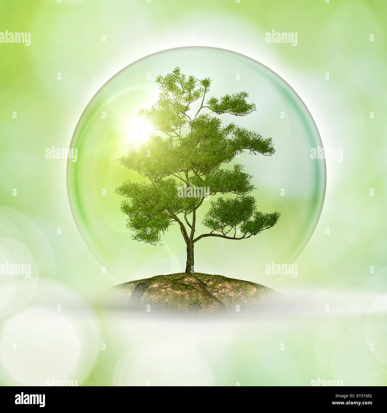 Salvare il pianeta abstract sfondi naturali Foto Stock