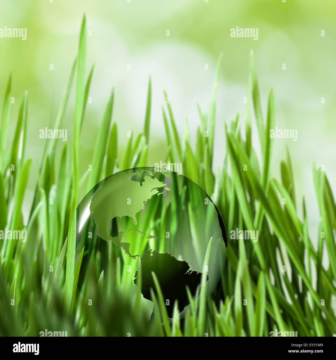 Salvare il pianeta abstract sfondi naturali Foto Stock