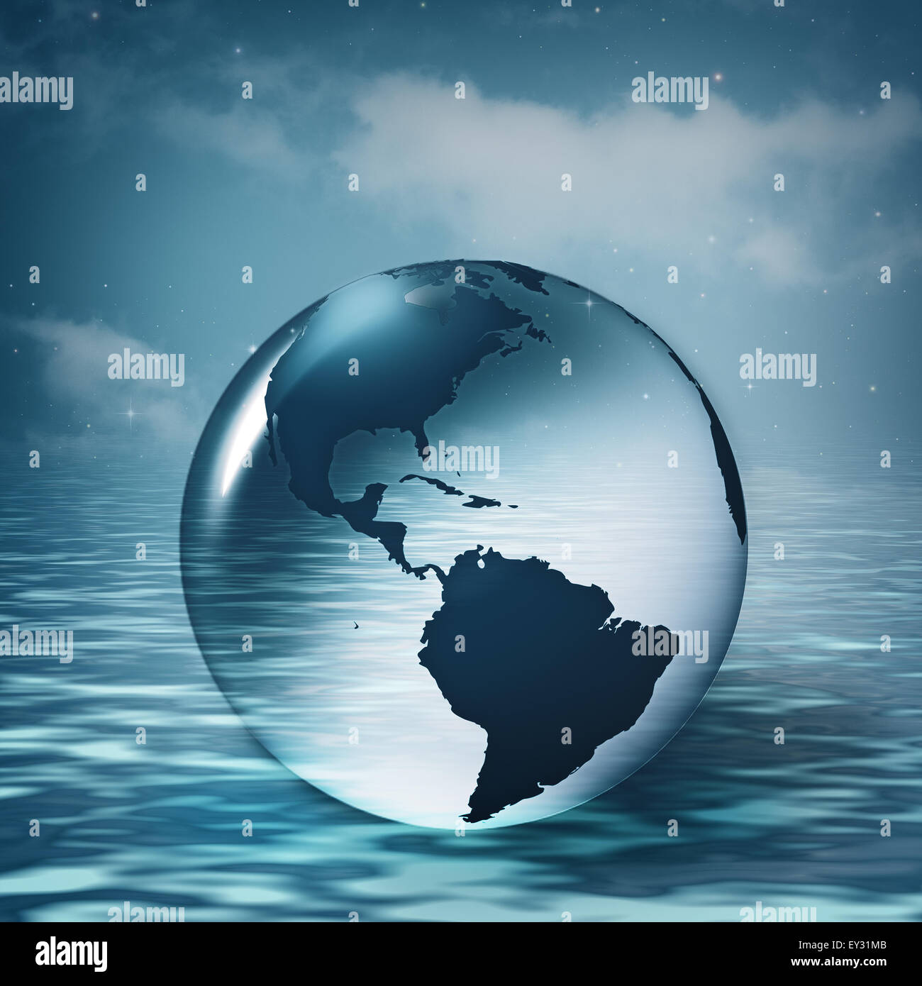 Salvare il pianeta abstract sfondi naturali Foto Stock