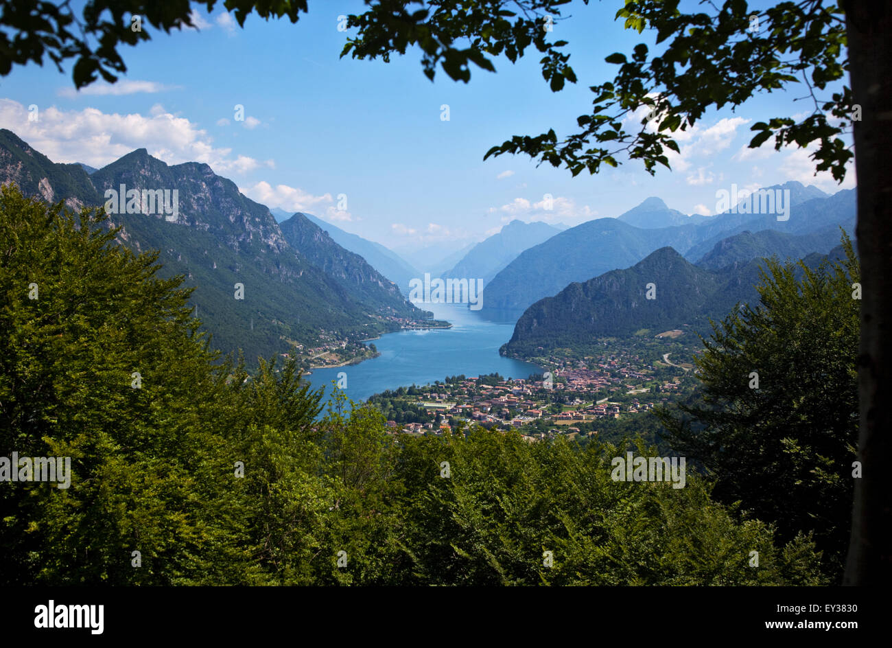 Lago d'Idro, Italia Foto Stock