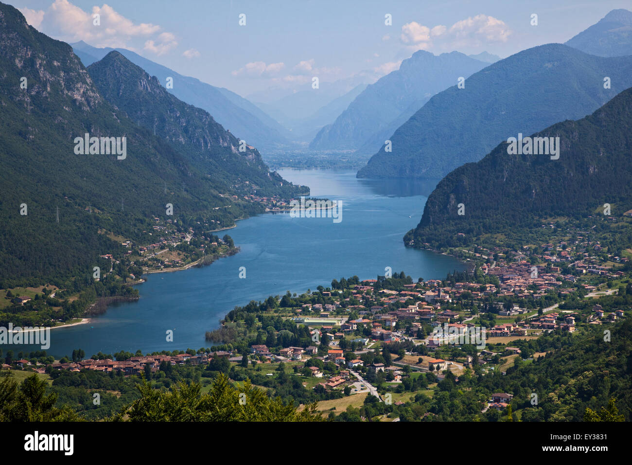 Lago d'Idro, Italia Foto Stock