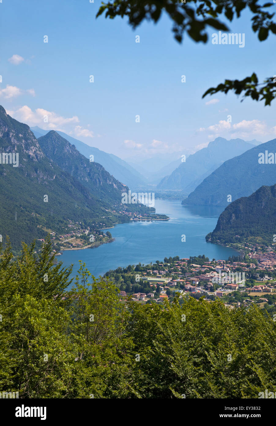 Lago d'Idro, Italia Foto Stock