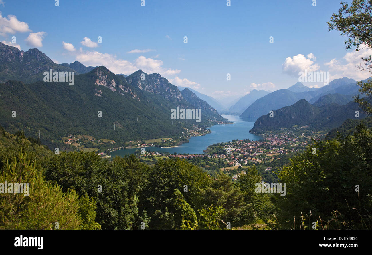 Lago d'Idro, Italia Foto Stock