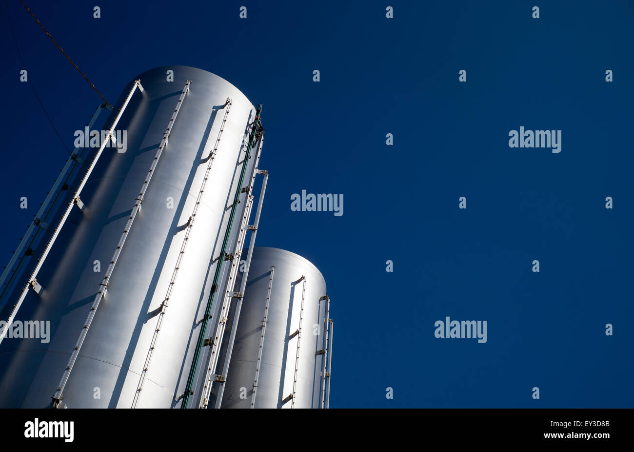 Tubolare in acciaio componenti utilizzati nella costruzione di Brighton i360 spostando la visualizzazione di Torre progettata da Marks Barfield Foto Stock