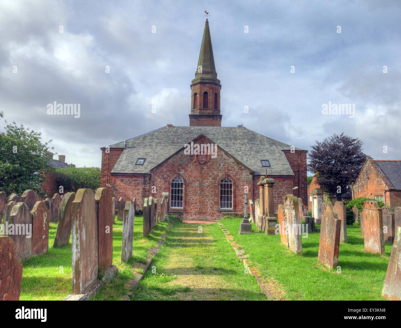 Annan vecchia Chiesa Parrocchiale di Scozia Foto Stock