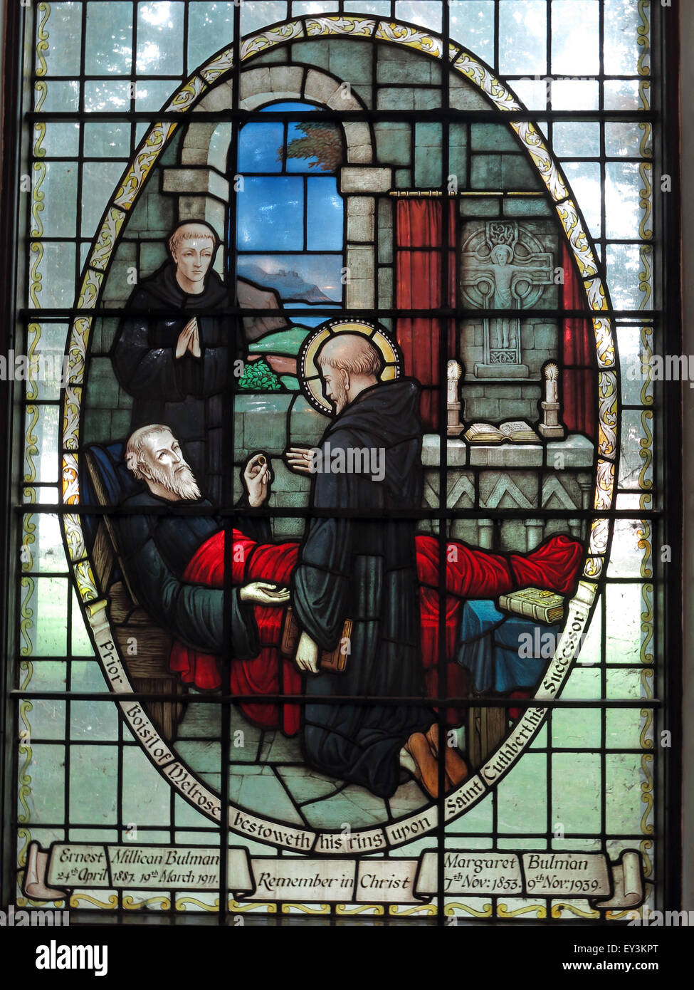 St Cuthberts Chiesa,Carlisle,Cumbria,l'Inghilterra,UK interno-Prima Boisil Foto Stock