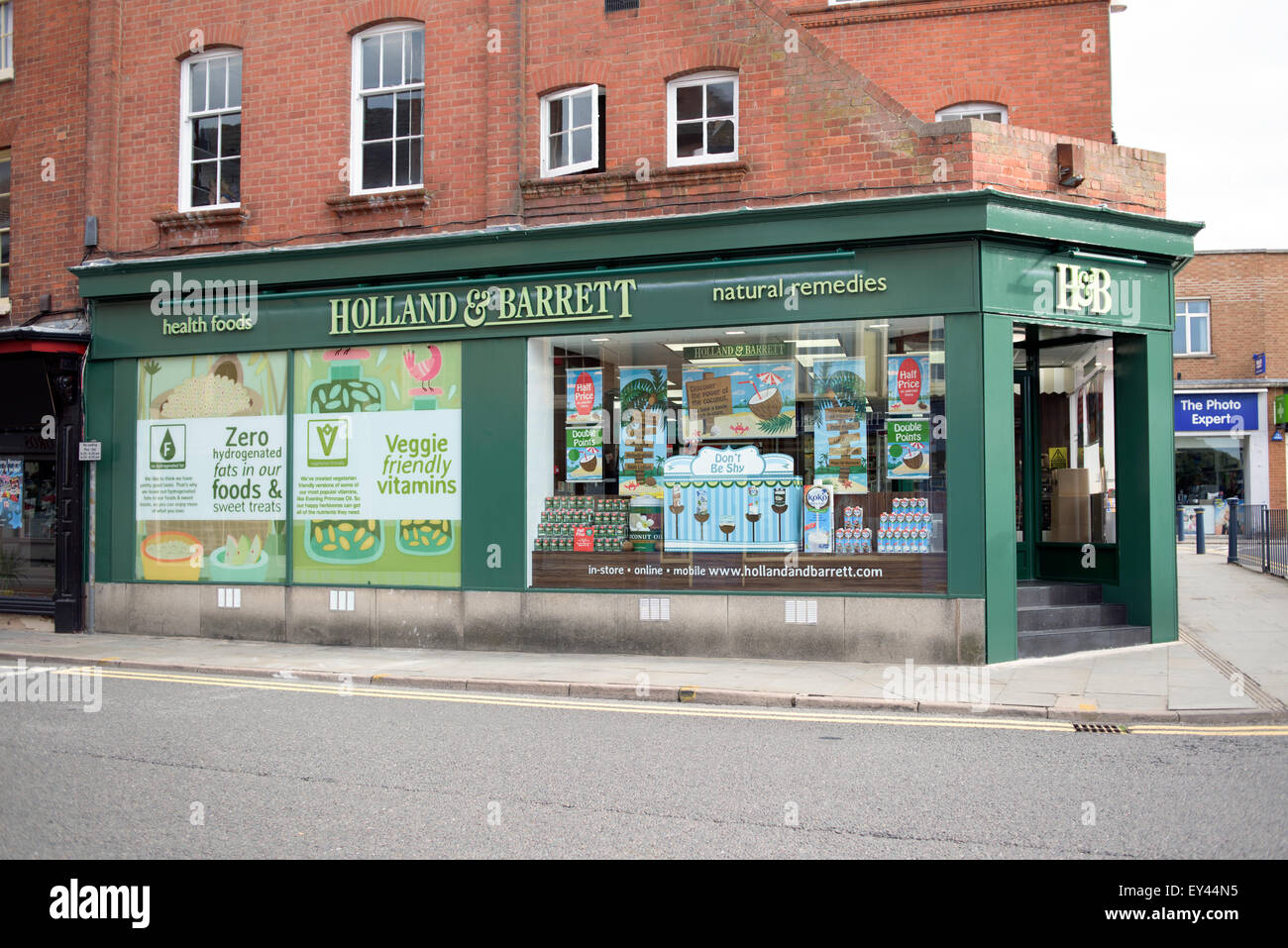 Holland e Barrett Melton Mowbray Leicestershire Foto Stock