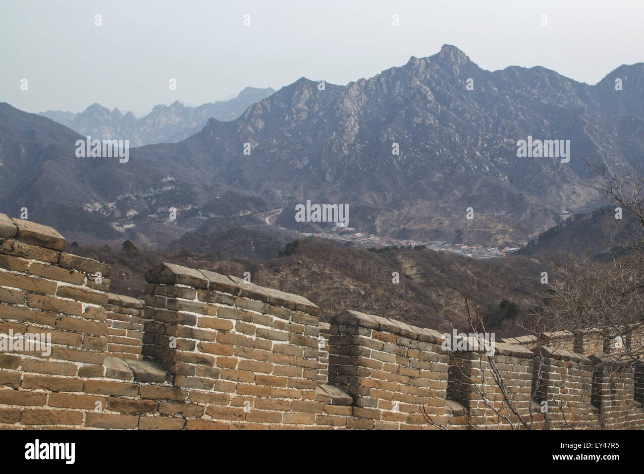 La Grande Muraglia della Cina Foto Stock