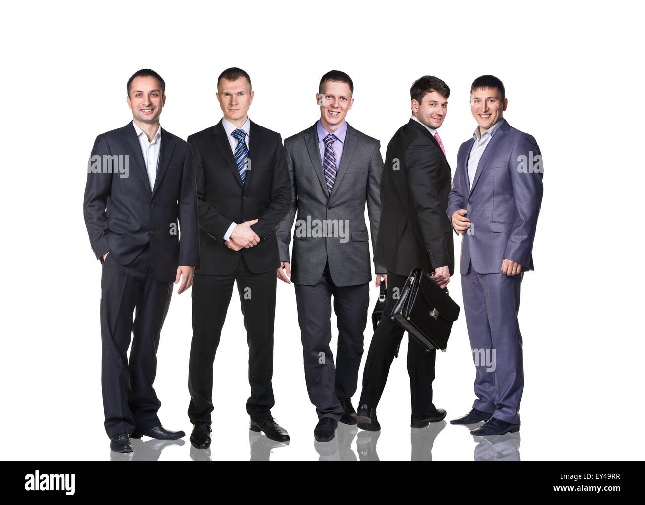 Fiducioso business executive Foto Stock