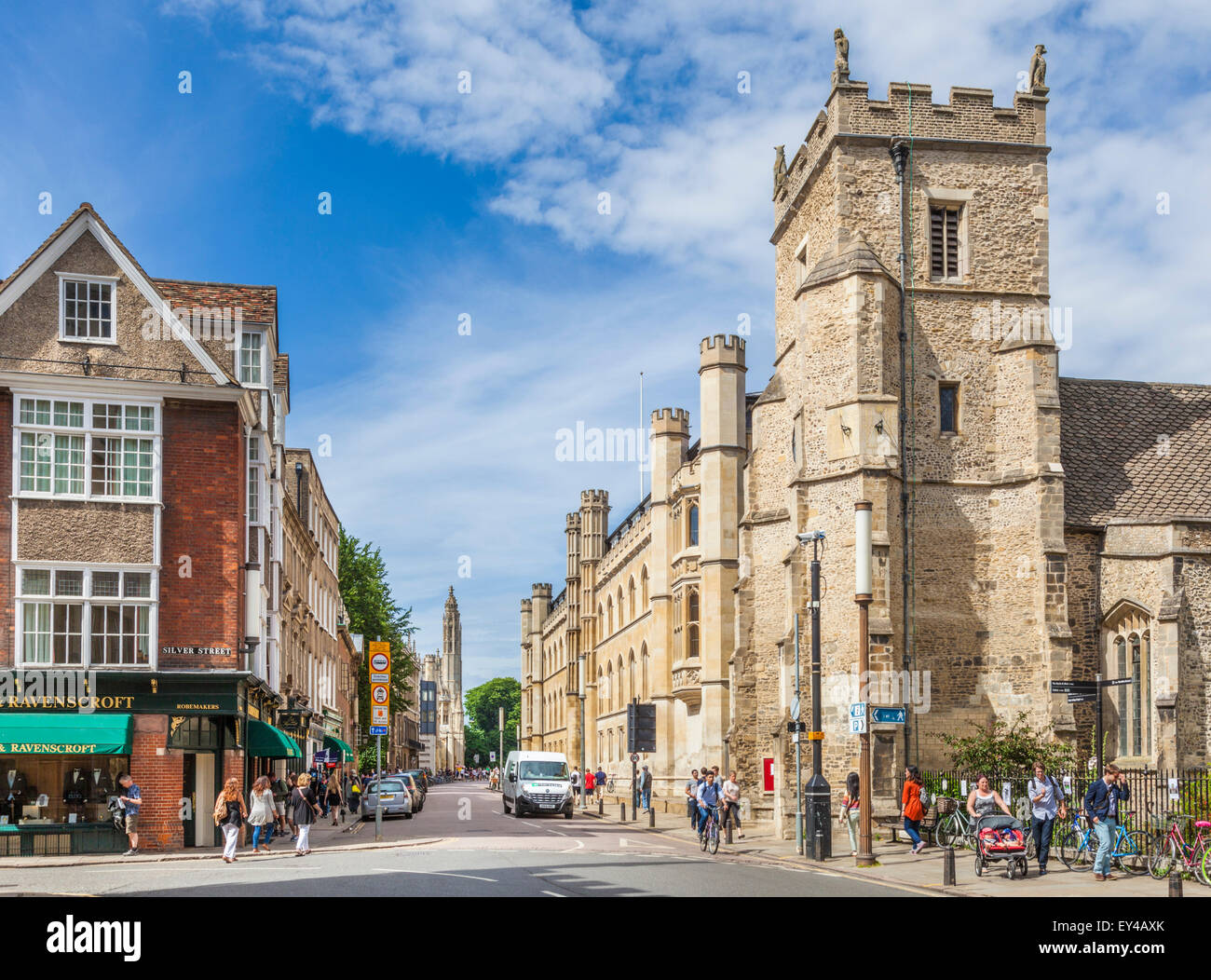 Il Corpus Christi College a Silver Street Cambridge Cambridgeshire England Regno Unito GB EU Europe Foto Stock