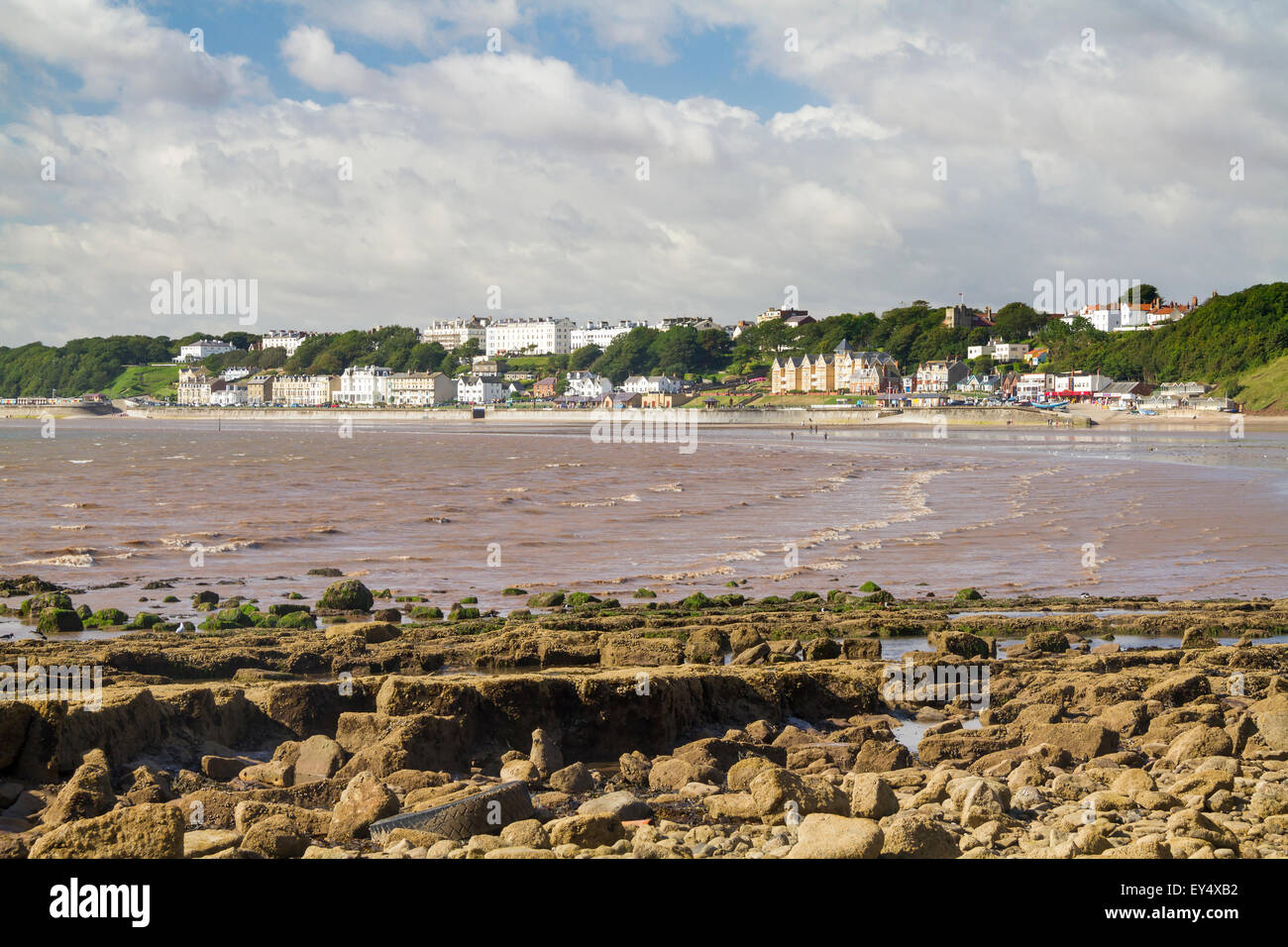 Filey località balneare North Yorkshire Regno Unito Foto Stock