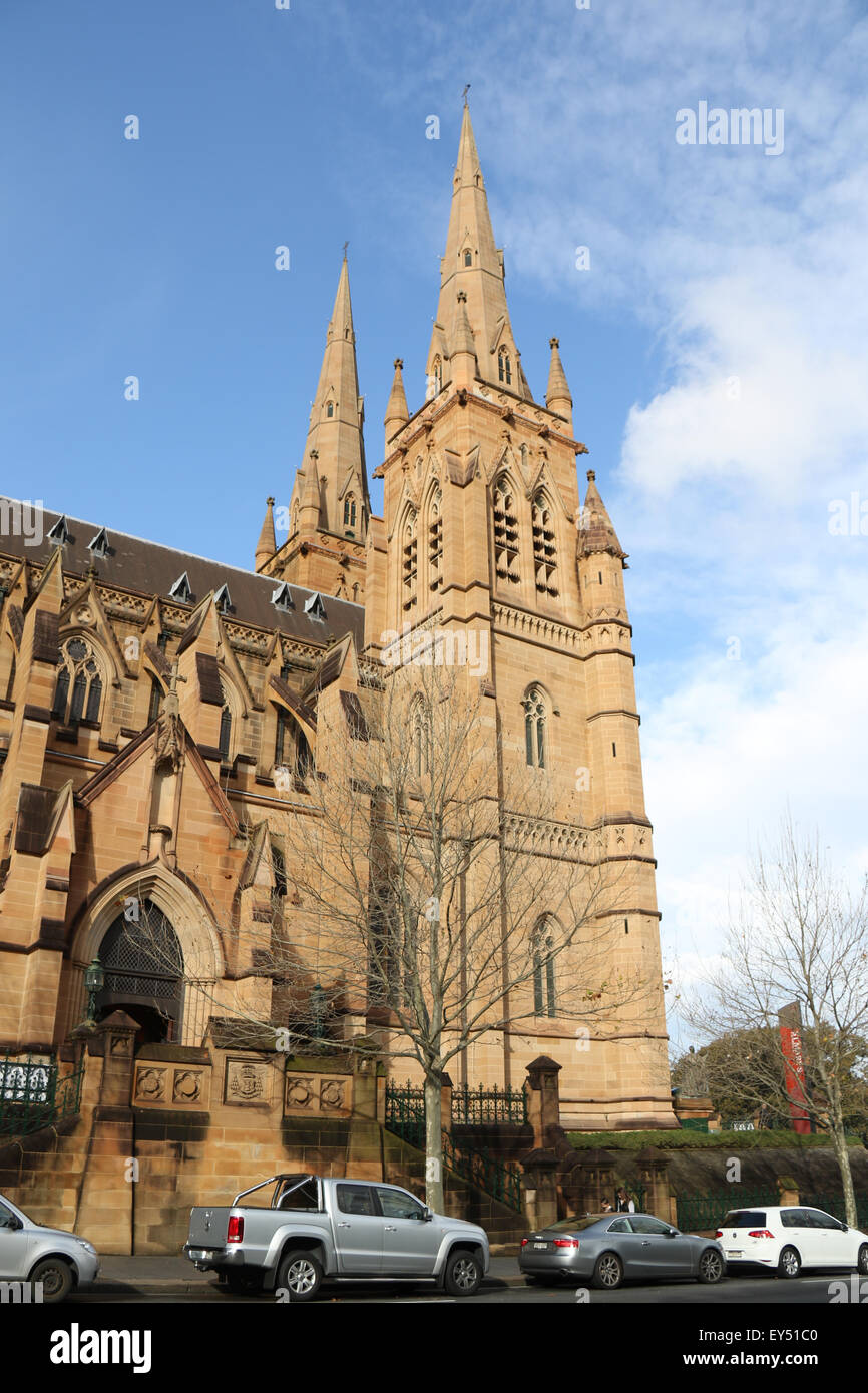 La Cattedrale di St Mary, Sydney, Australia. Foto Stock