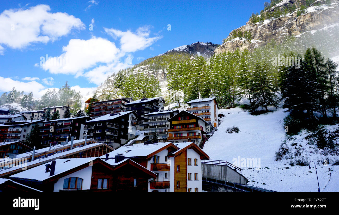 New Scenic 5 posti di Zermatt in Svizzera Europa Foto Stock