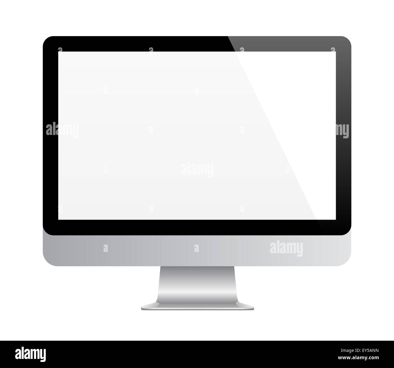 Moderno Computer Monitor Foto Stock