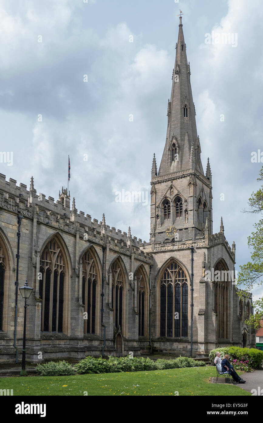 Inghilterra, Nottinghamshire, Newark-on-Trent, St.Mary Magdalene Church Foto Stock