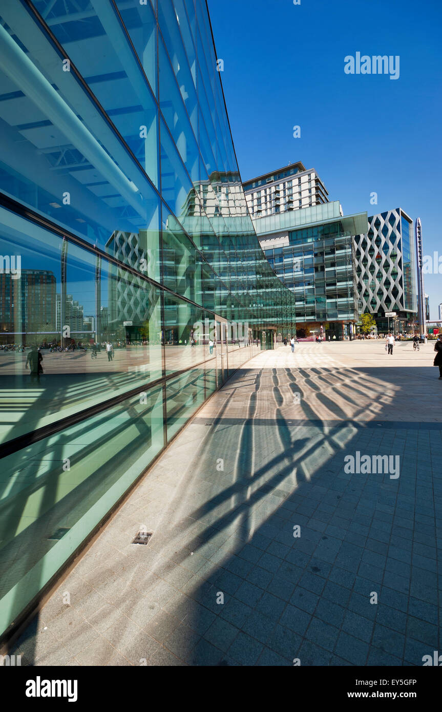 Media City Salford Quays Inghilterra Foto Stock