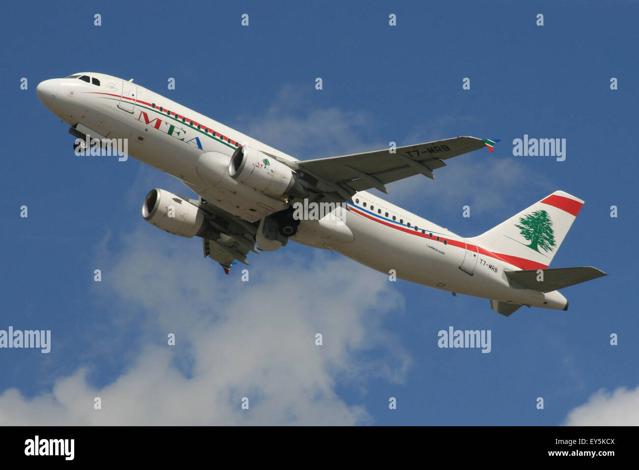 MEA A320 LIBANO MEDIO ORIENTE BEIRUT Foto Stock
