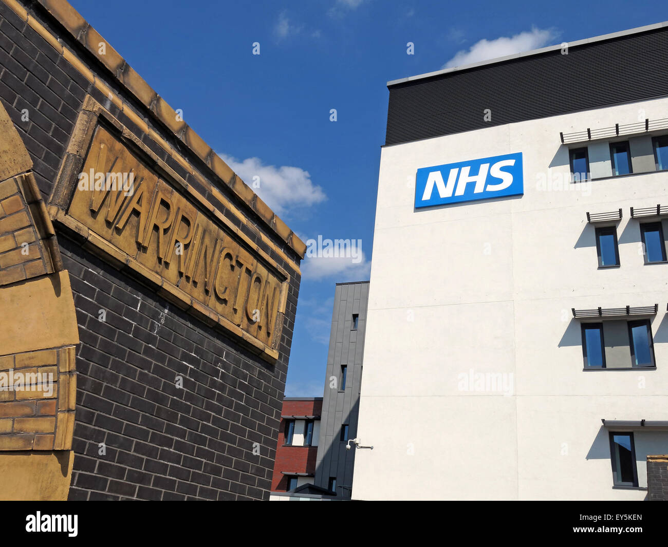 Bath St,Warrington Hospitals NHS Trust,Cheshire, Inghilterra, Regno Unito Foto Stock