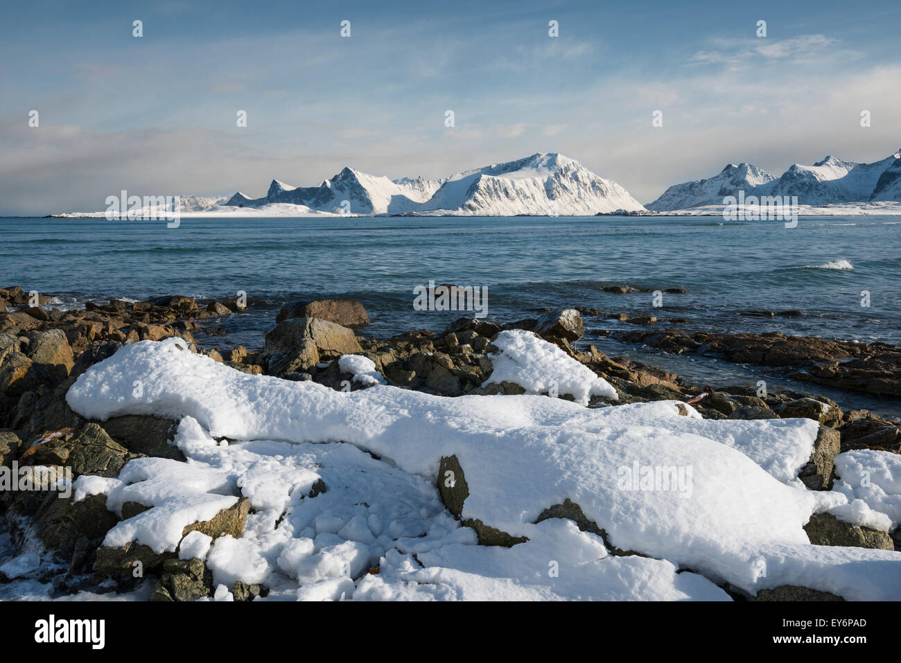 Paesaggio Isola Lofoten, Norvegia, Europa Foto Stock