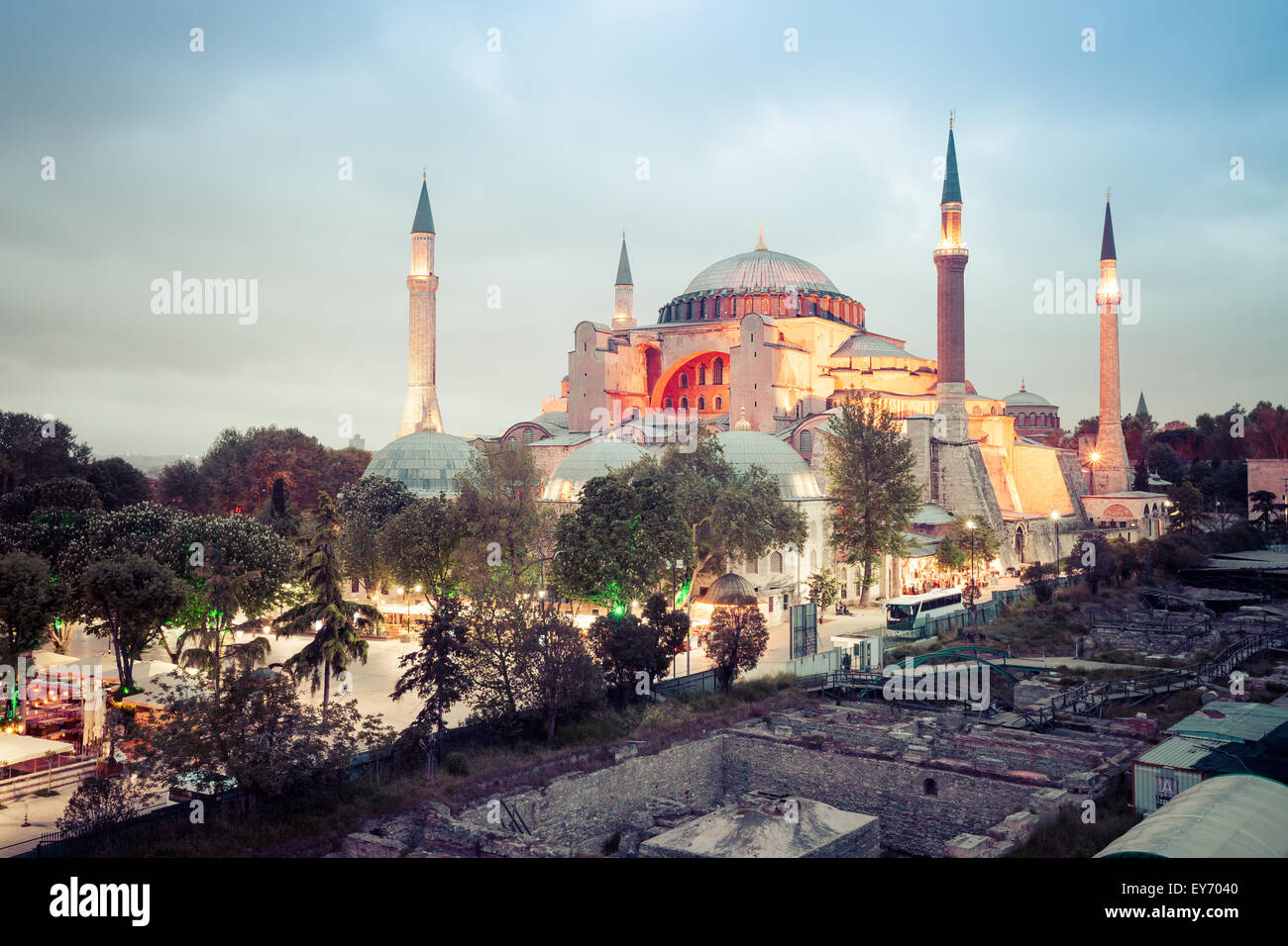 Museo Hagia Sophia in Istanbul, Turchia Foto Stock