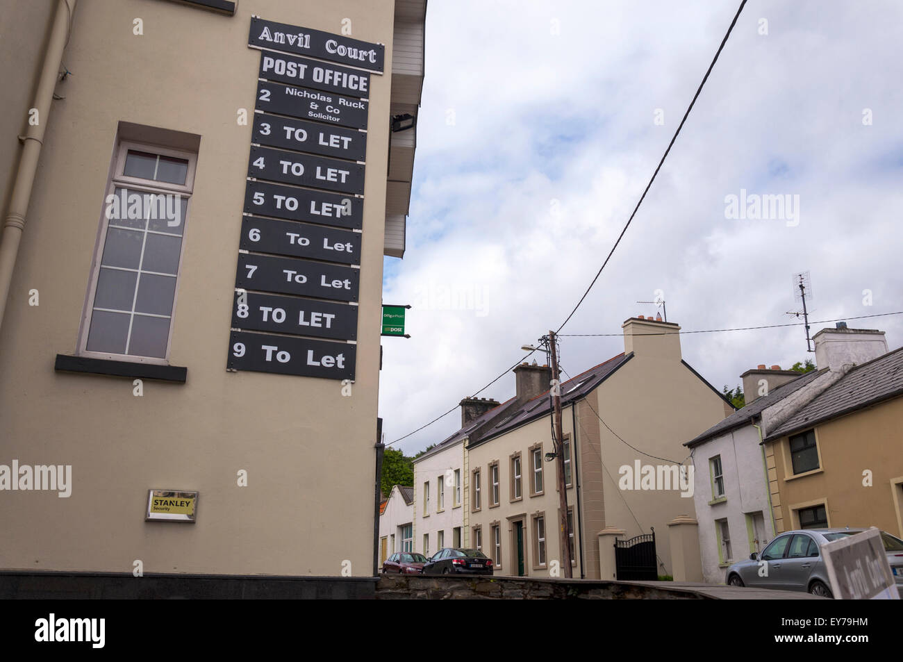 Uno spazio ufficio per consentire a Killybegs County Donegal Irlanda Foto Stock