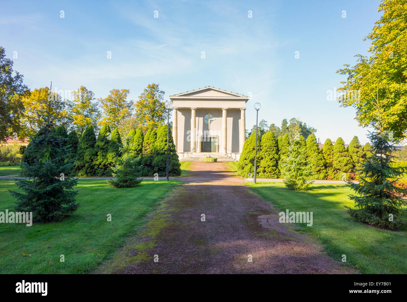 Katrineholm cimitero Foto Stock