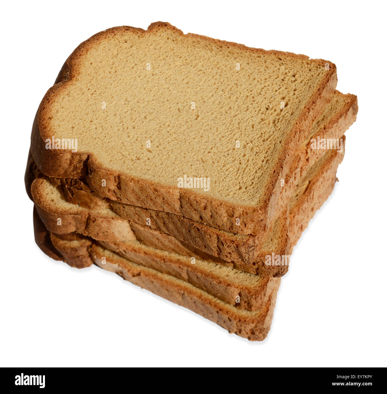 Fette di glutine di frumento caseificio libero libero pane marrone Foto Stock