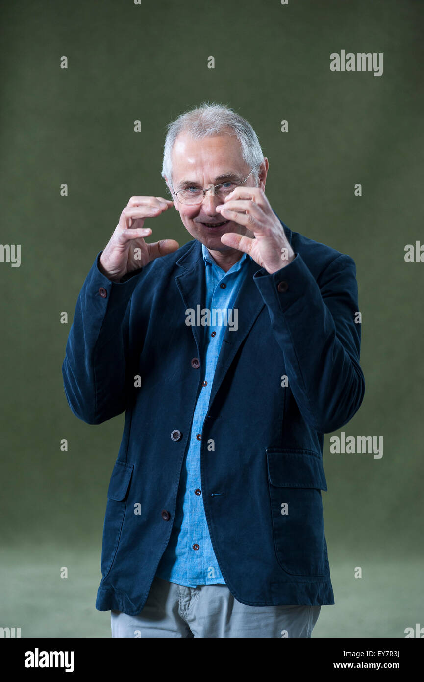 Andrew Whitley, autorità leader sulla cottura organici e problemi alimentari, che appaiono alla Edinburgh International Book Festival Foto Stock