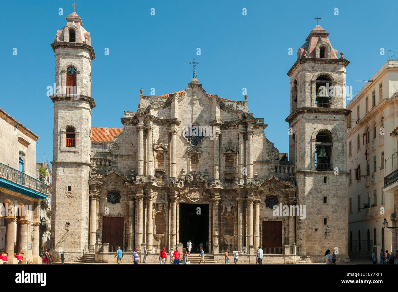 La Catedral, Havana, Cuba Foto Stock