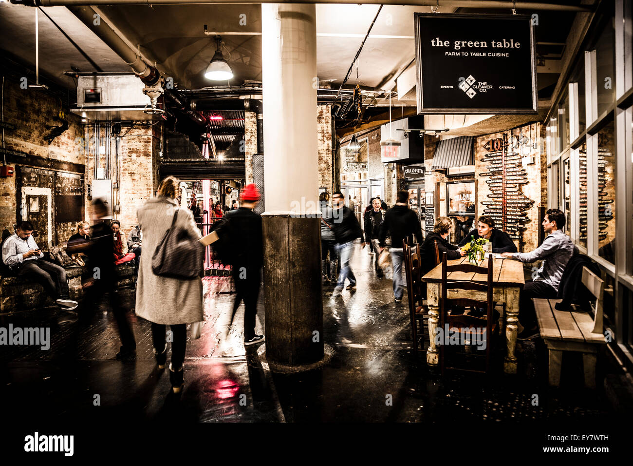 New York West Side, Mercato Chelsea Foto Stock