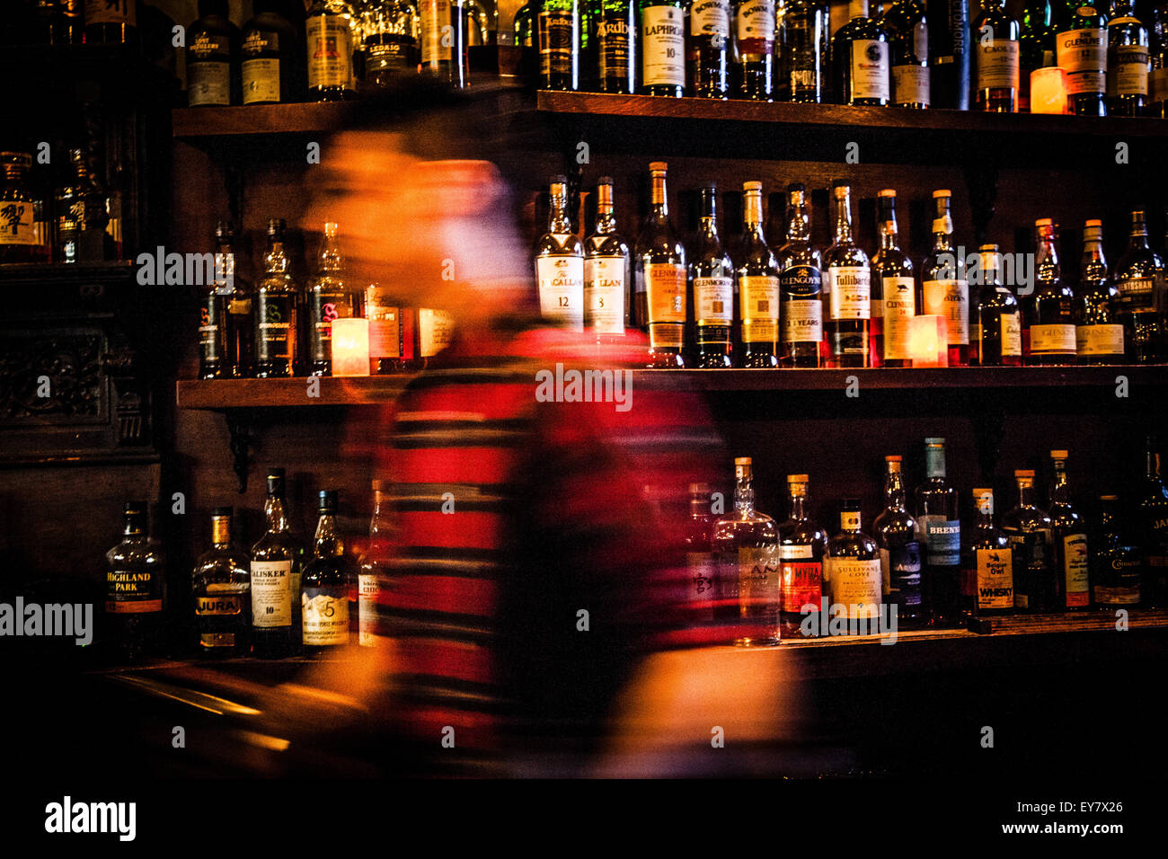 Bar in stile tradizionale pub Foto Stock