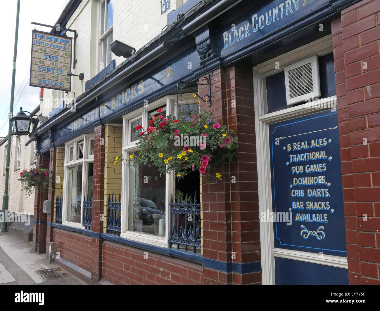 Il grazioso pub di mattoni, Walsall, Black Country, West Midlands, England, Regno Unito Foto Stock