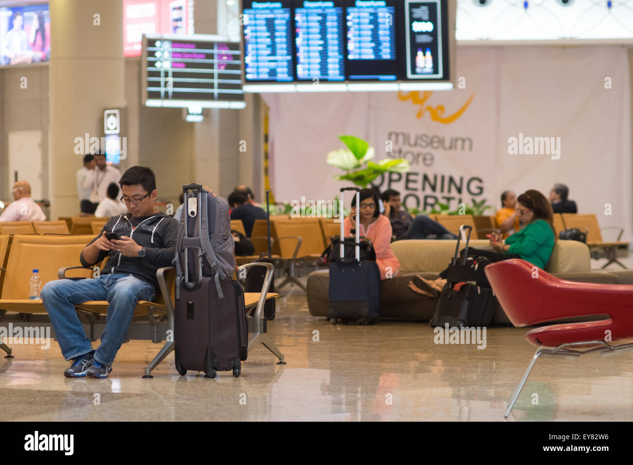 Aeroporto di Mumbai Foto Stock