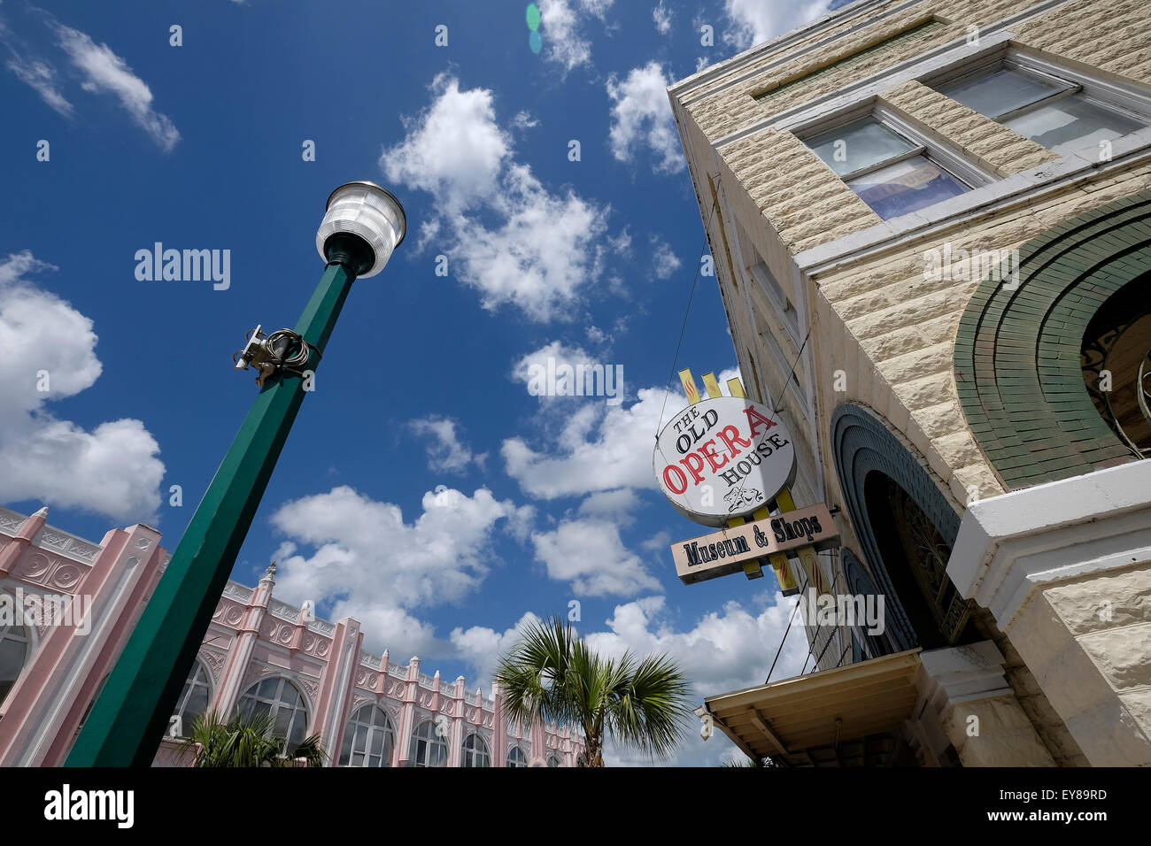La Vecchia Opera, West Oak Street, Arcadia, Florida. Oggi ospita negozi di antiquariato e un museo. Foto Stock