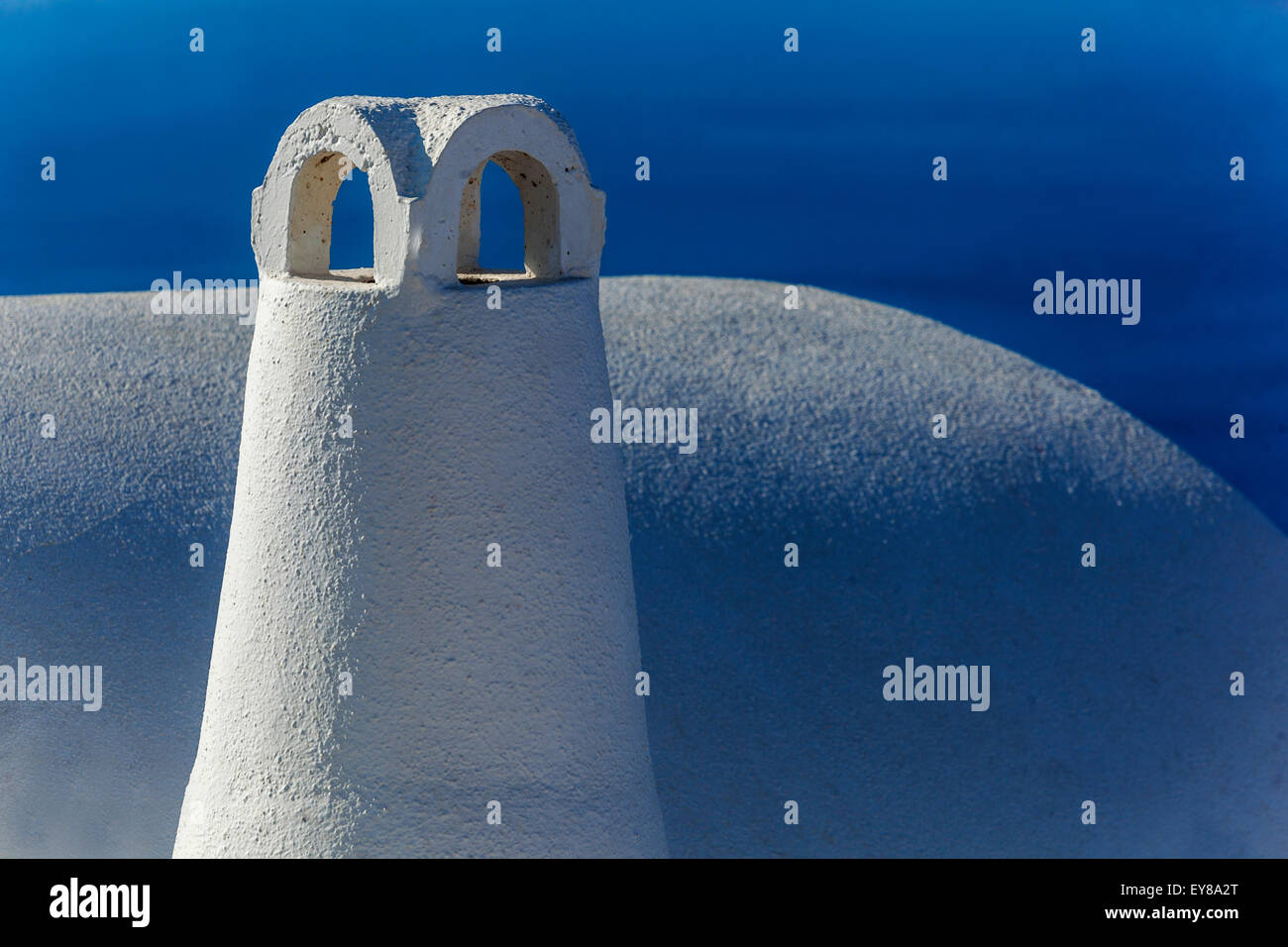 Ventilazione, architettura astratta Santorini dettaglio Grecia Foto Stock