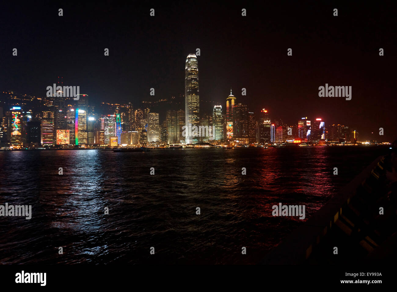 Cina,Hong Kong Victoria Harbour Foto Stock