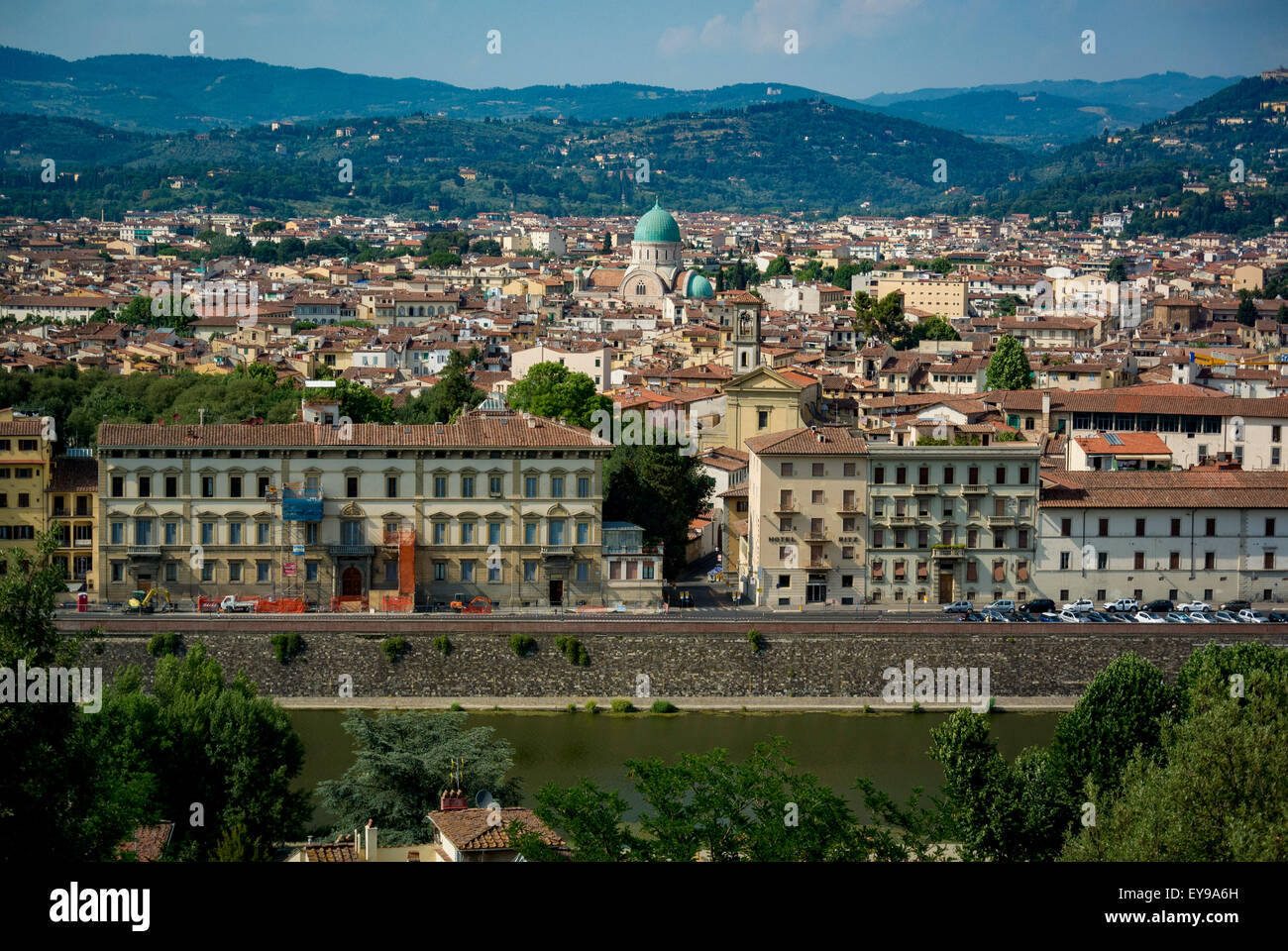 Grande Sinagoga di Firenze. Firenze, Italia. Foto Stock