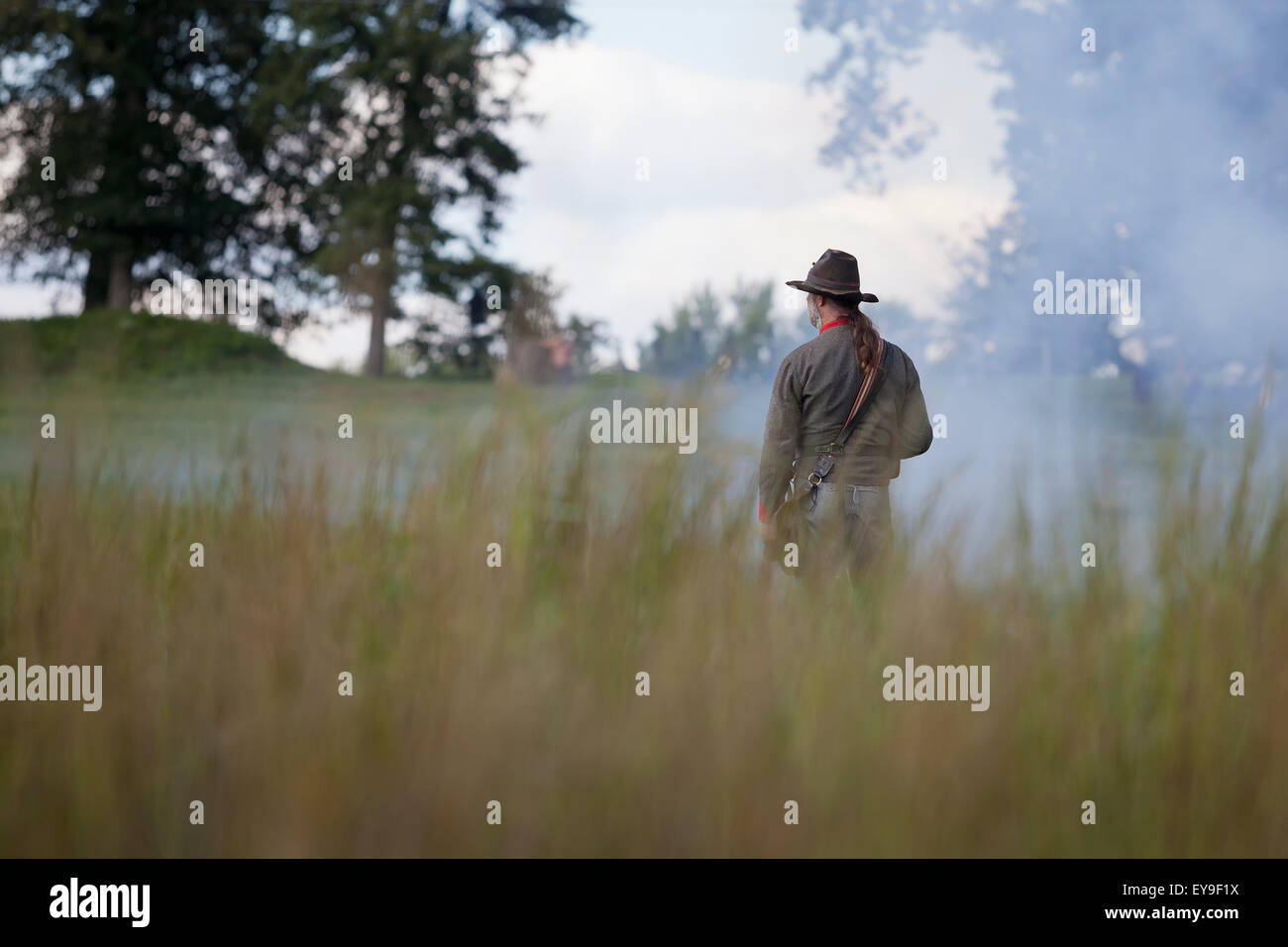 Campo,Guerra civile americana,Battlefield Foto Stock