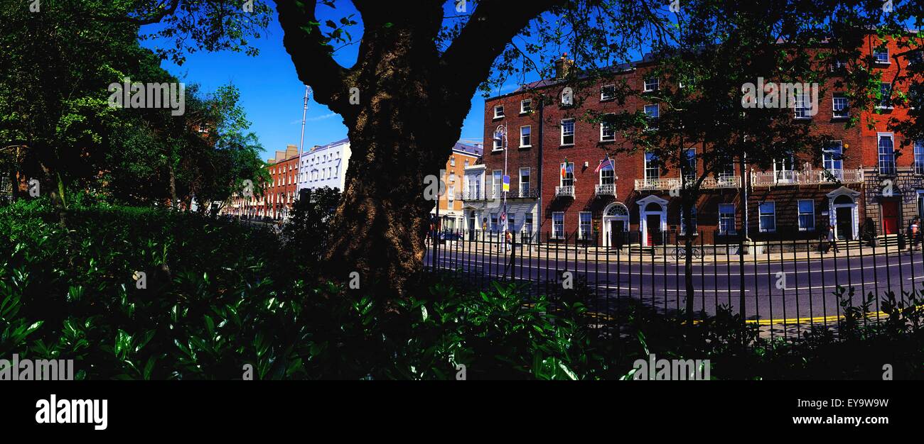 American College, Merrion Square, Dublino, Co Dublin, Irlanda Foto Stock
