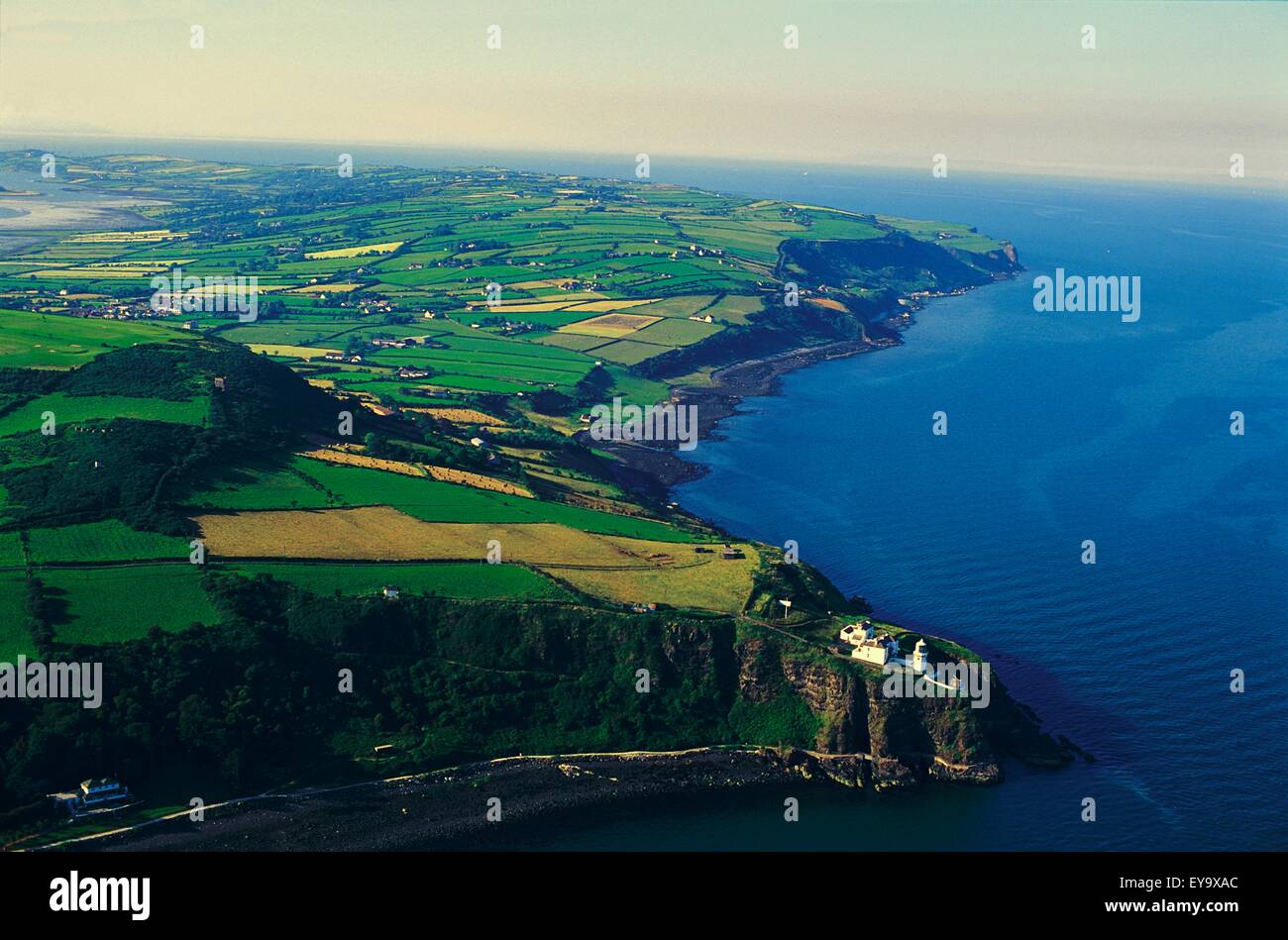 Isola di Rathlin, Co Antrim, Irlanda; punto più settentrionale al largo della costa della Co Antrim in Irlanda Foto Stock