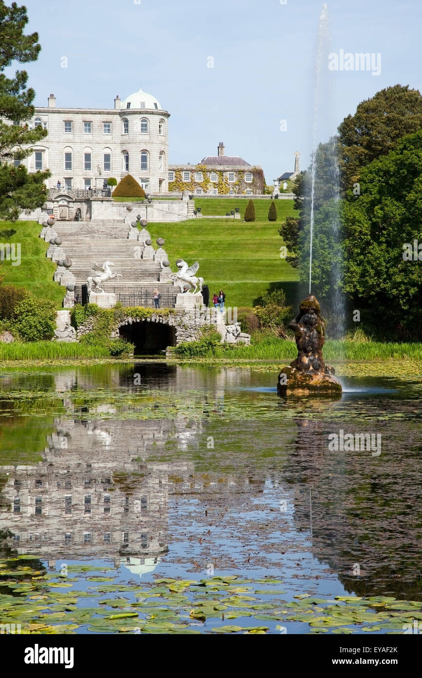 Al Powerscourt House;Enniskerry County Wicklow Irlanda Foto Stock