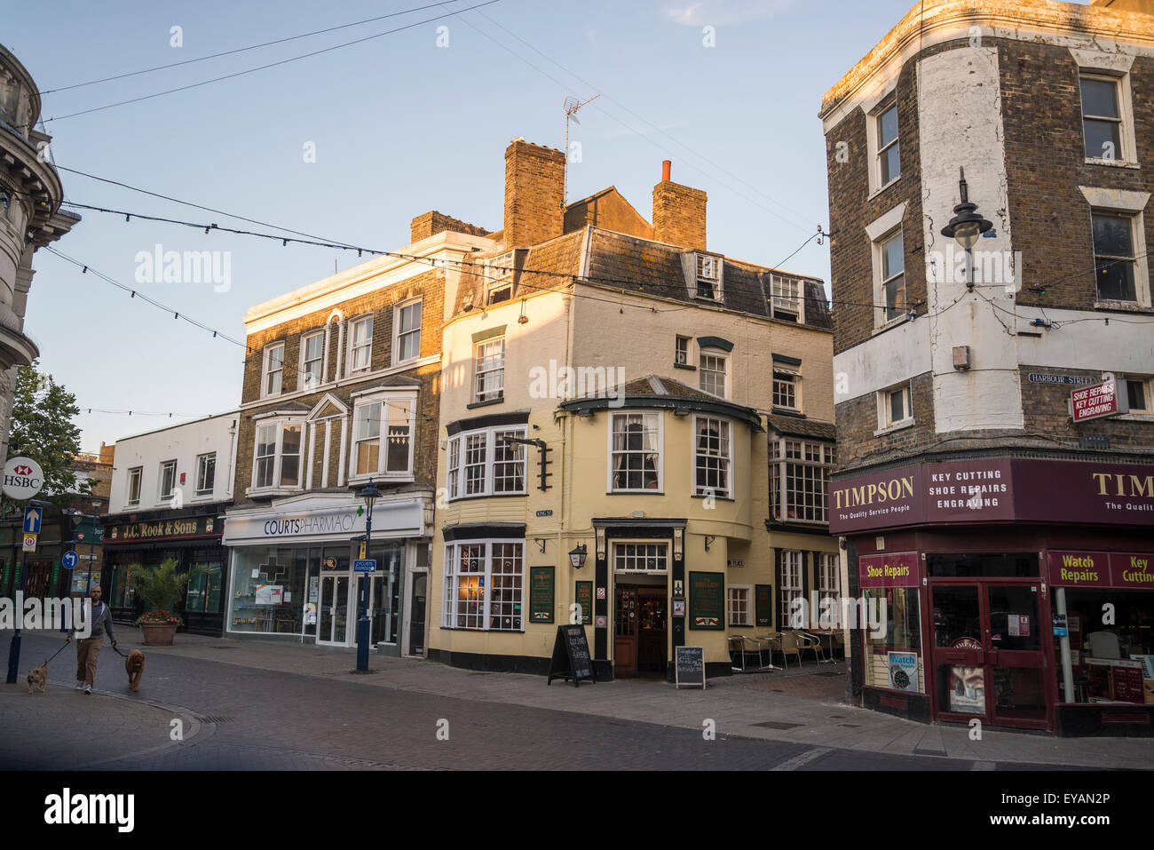 High Street, Ramsgate Kent, England, Regno Unito Foto Stock