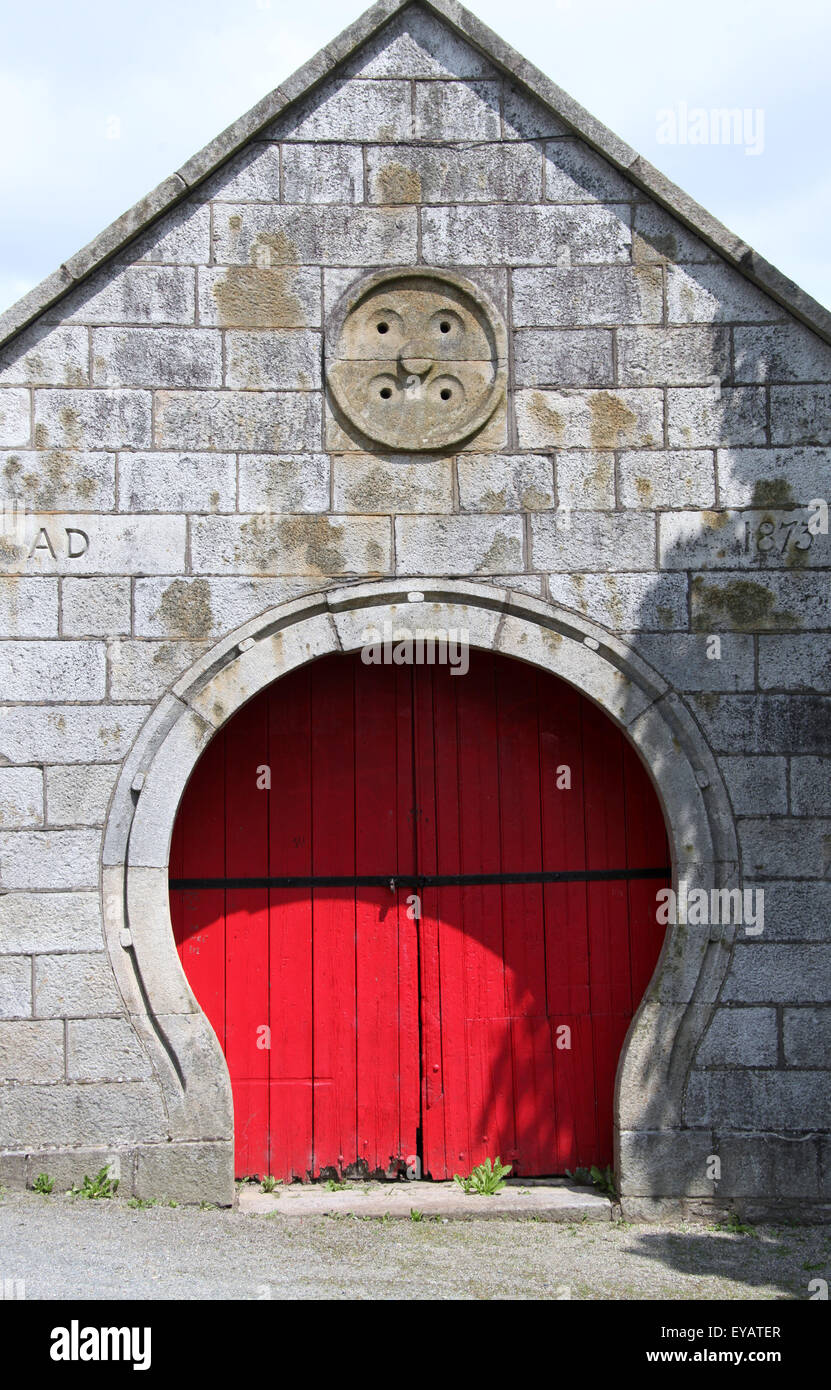 I fabbri forgiano datata 1873 a Aughrim nella contea di Wicklow Foto Stock