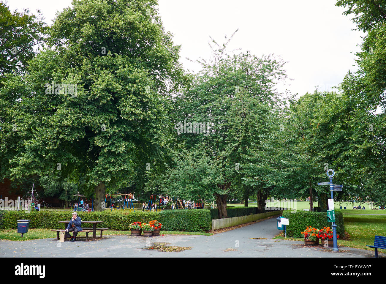 Central Park Boston Lincolnshire UK Foto Stock
