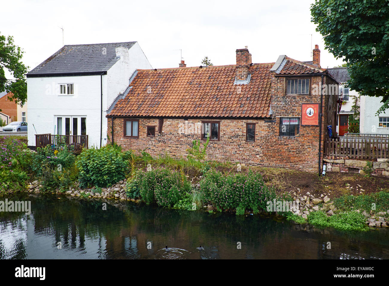 Il Ponte della Catena fucina del XIX secolo officina di fabbro ora un museo High Street Spalding Lincolnshire UK Foto Stock
