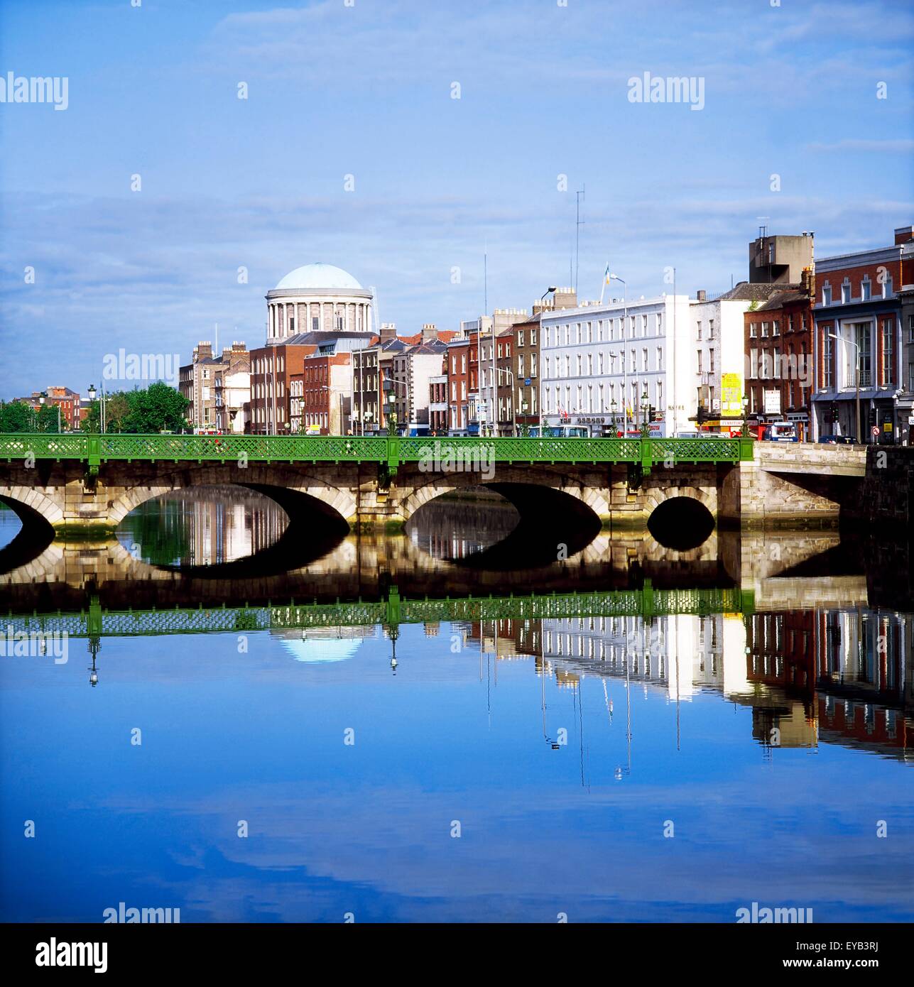 Fiume Liffey, Dublino, County Dublin, Irlanda Foto Stock