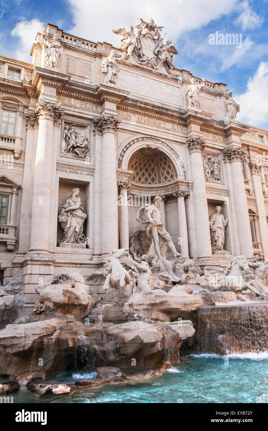 Fontana di Trevi, Roma, Italia Foto Stock