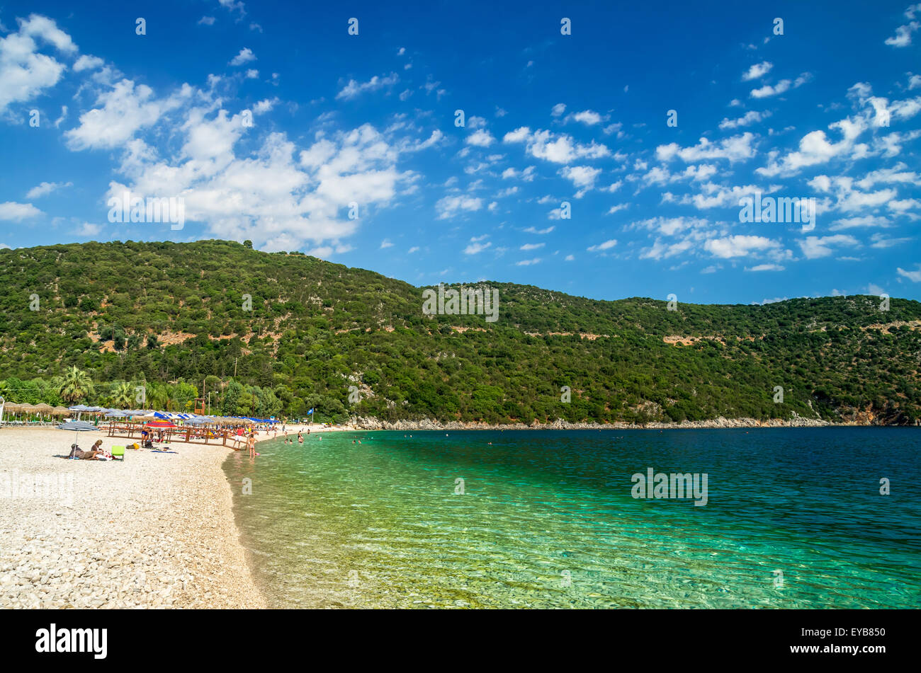 Antisamos Beach Lisola Di Cefalonia In Grecia Bellissimo